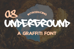 08 Underground: A Bold Graffiti Typeface for Makers