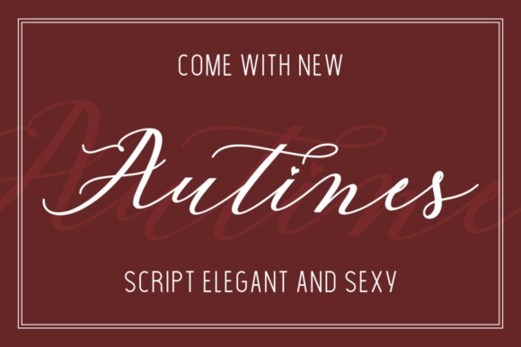 Autines Font: A Modern Typeface for Elegant Branding