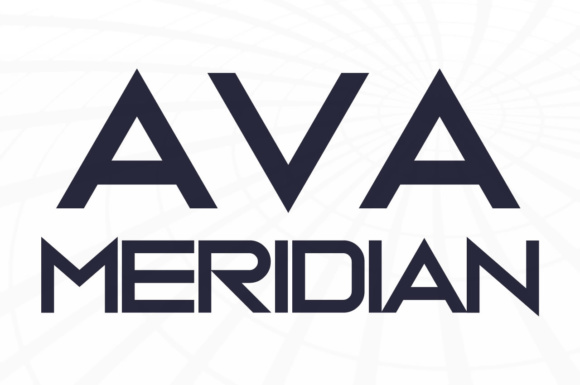 Ava Meridian: A Sharp Display Font for Modern Branding
