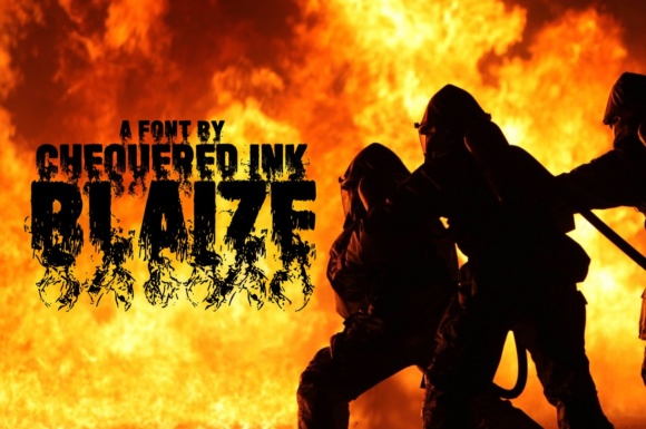 Blaize: A Fiery Display Font for Handmade Brands