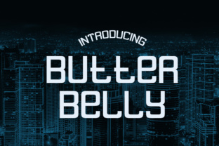 Butter Belly: A Modular Typeface for Modern Editorial Design