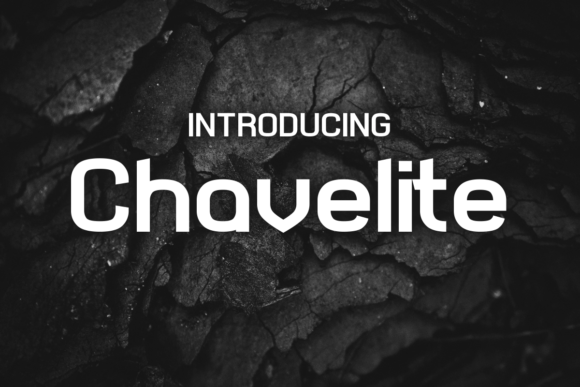Chavelite: A Modern Display Font for Editorial Design