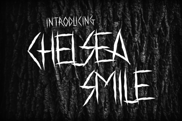 Chelsea Smile Font: Scary Type for Bold Branding