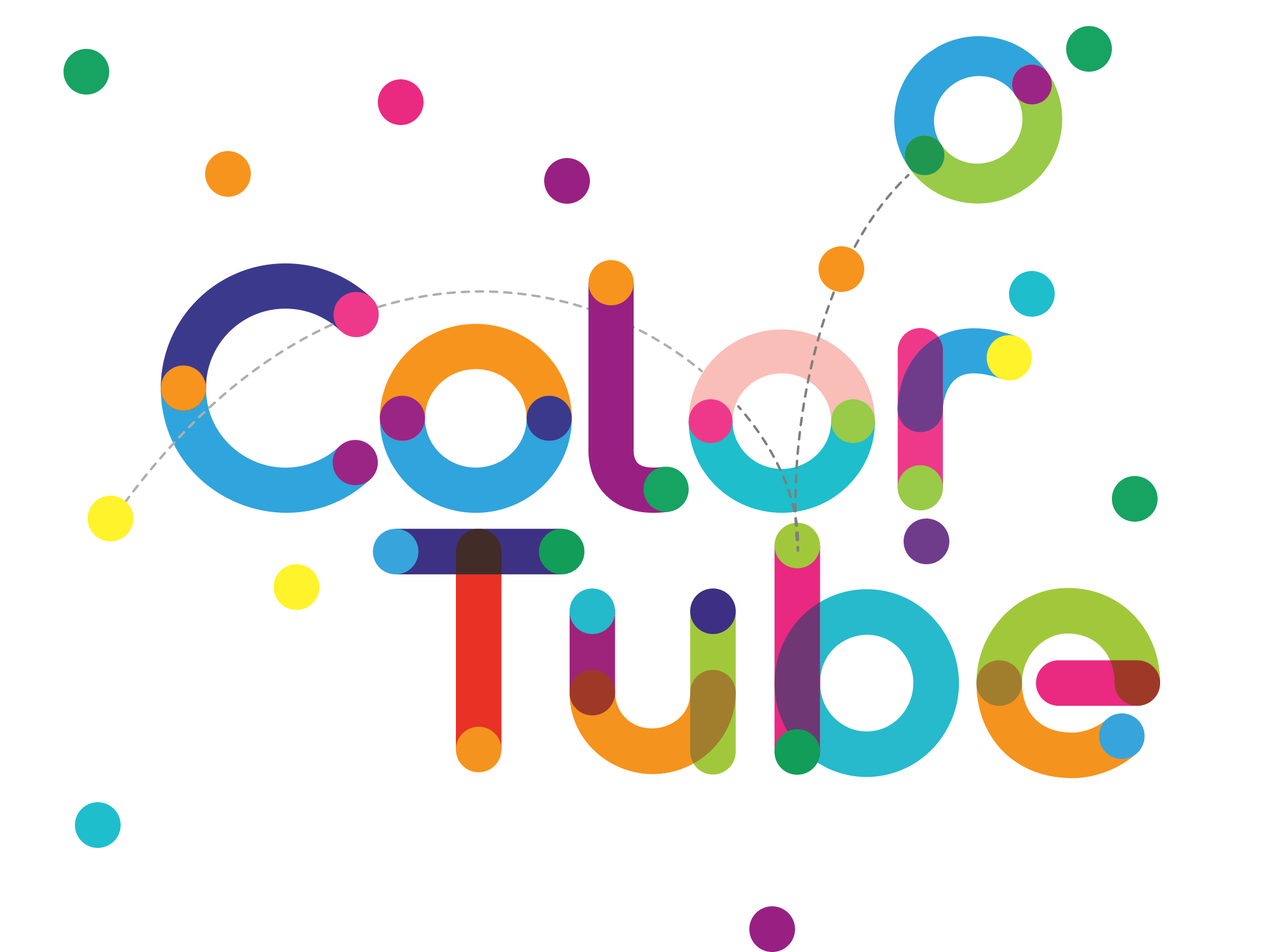 Color Tube Pro Font: The Playful Typeface for Viral Campaigns
