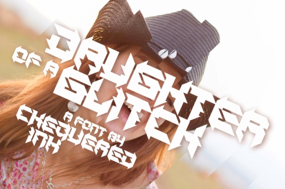 Daughter of a Glitch: A Bold Display Font for Modern Brands