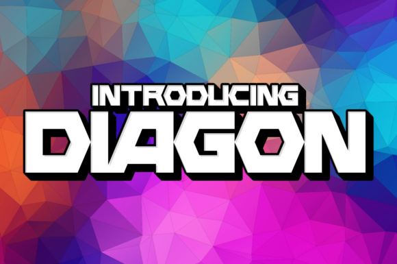 Diagon: A Sharp Display Font for Bold Branding