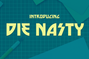 Die Nasty: A Dynamic Display Font for Editorial Impact