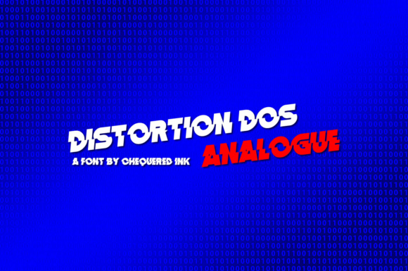Distortion Dos Analogue: A Bold Display Font Review