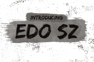 Edo SZ Typeface for Hipster Branding and Design