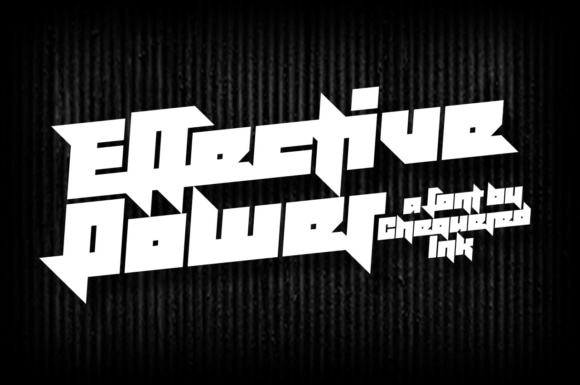 Effective Power: The Bold Display Font for Makers