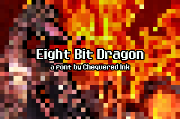 Eight Bit Dragon: The Ultimate Retro Display Font for Makers