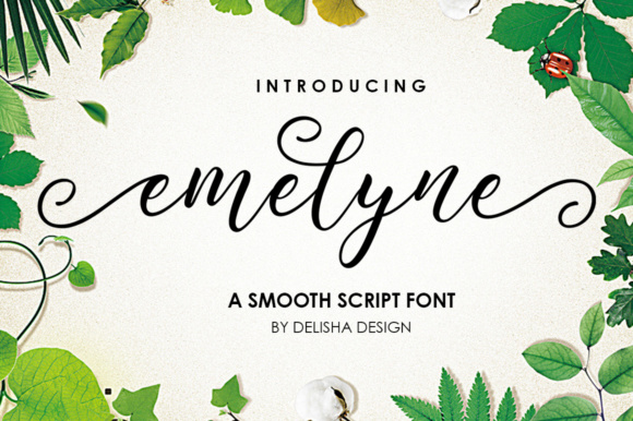 Elevate Campaigns with Emelyne Script Font Typography