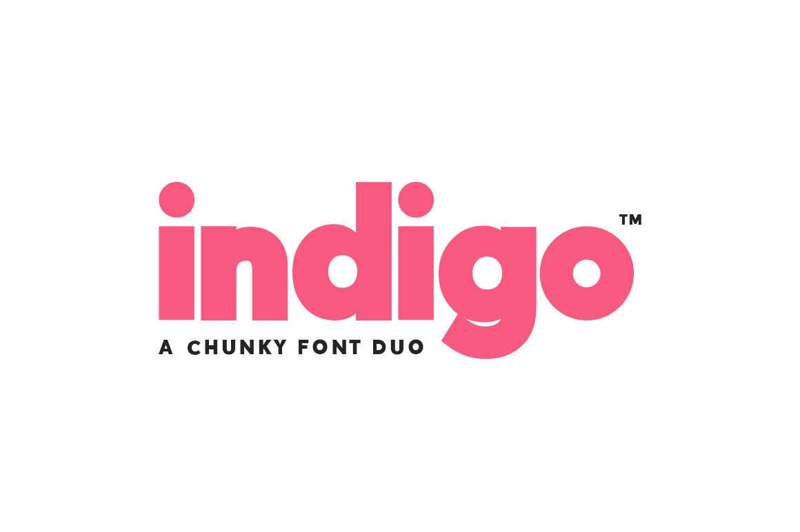 Elevate Your Brand with the Indigo Font Duo Typeface
