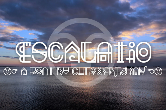 Escalatio: An Abstract Display Font for Editorial Impact