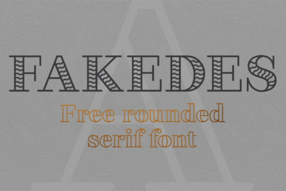 Fakedes: A Striking Serif Typeface for Upscale Branding