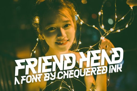 Friend Head: The Techno Display Font for Bold Marketing