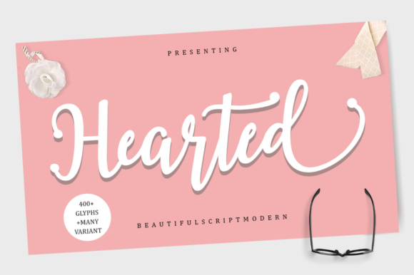 Hearted Font: The Perfect Script for Handmade Brands