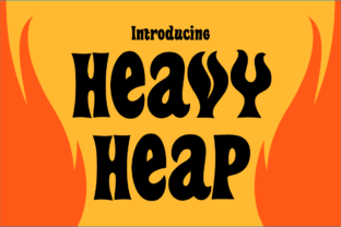Heavy Heap: A Stylish Display Font for Editorial Design