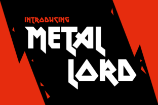 Metal Lord: A Bold Rock n Roll Typeface for Branding
