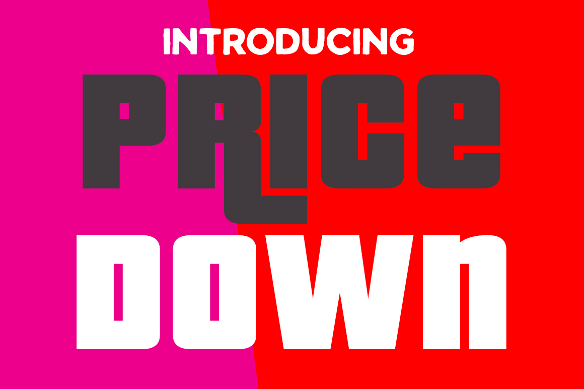 Pricedown: A Funky Display Font for Makers