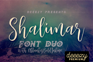 Shalimar Font Duo: A Vintage Script for Makers