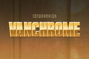 Vanchrome: A Layered Sans Serif Font for Web Design